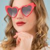 50s Love Is In The Air Sunglasses in Red