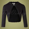 50s Bree Bolero in Black