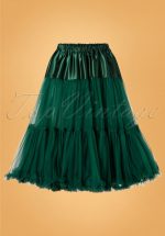 50s Arly Petticoat in Dark Green