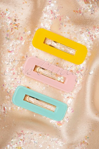 Colour Splash Hairclips in Multi