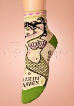 50s Making Waves Ankle Socks