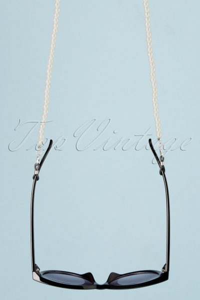 50s Pearly Sunglasses Cord in Ivory