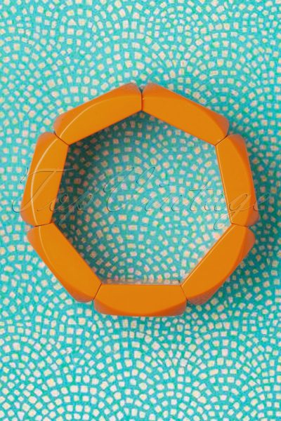 60s Pixie Bracelet in Orange