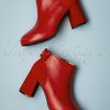60s Eileen On The Scene Booties in Burned Red