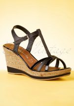 60s Wendy Wedges in Black