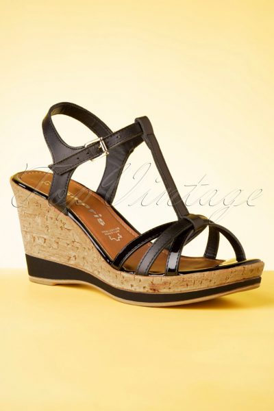 60s Wendy Wedges in Black