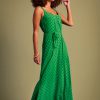 60s Allison Pablo Maxi Dress in Very Green