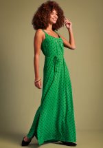 60s Allison Pablo Maxi Dress in Very Green