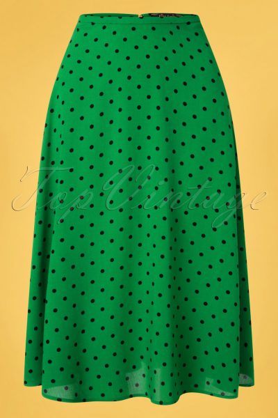40s Juno Pablo Skirt in Very Green