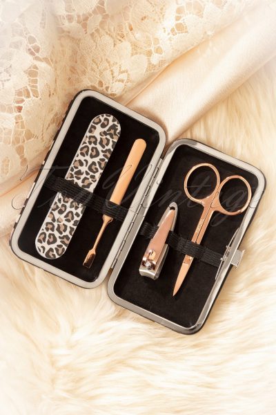 Leopard Manicure Purse