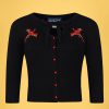 50s Charlene Phoenix Cardigan in Black