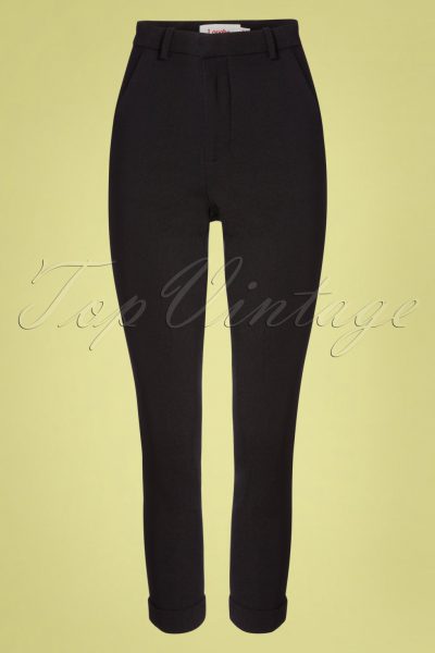 60s Jaylo Trousers in Black