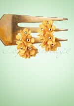 60s In Bloom Earrings in Yellow