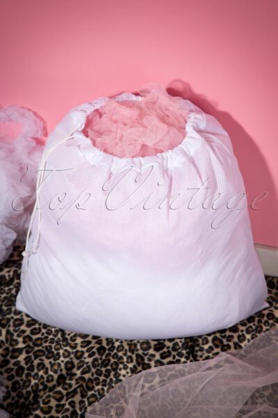 Petticoat Wash Bag in White