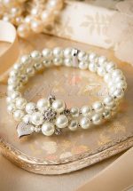 50s Audrey Cream Pearl Bracelet
