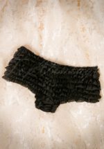 50s Sherry Ruffle Tanga in Black