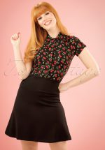 50s Borderskirt Milano in Black