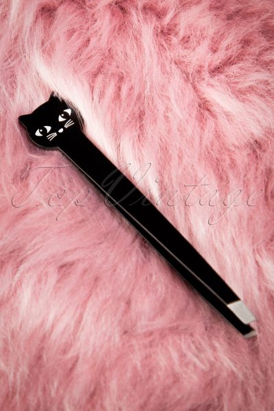 60s Black Cat Tweezers