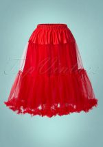 50s Polly Petticoat in Striking Red