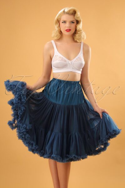 50s Lola Lifeforms Petticoat in Navy