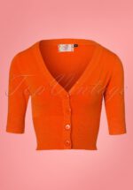 50s Overload Cardigan in Orange