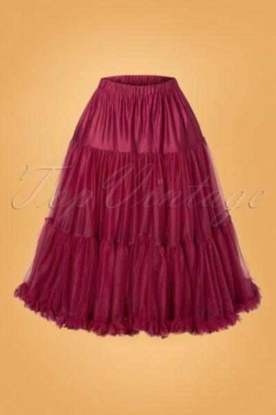 50s Lola Lifeforms Petticoat in Bordeaux