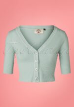 50s Overload Cardigan in Duck Egg