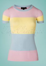 60s Sydney Striped Jumper in Pastel