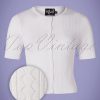 50s Loretta Cardigan in White