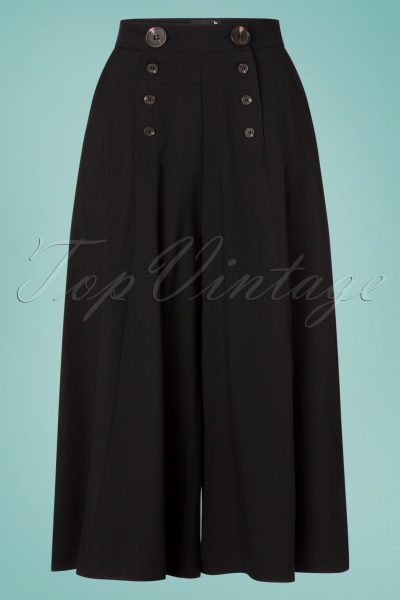 30s Murphy Culottes in Black