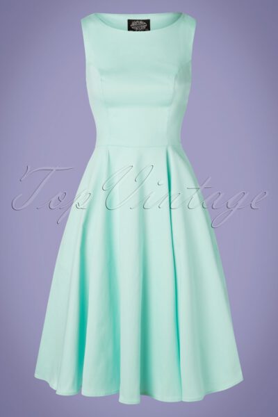 50s Stella Swing Dress in Mint