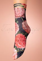 70s Tulipa Socks in Black