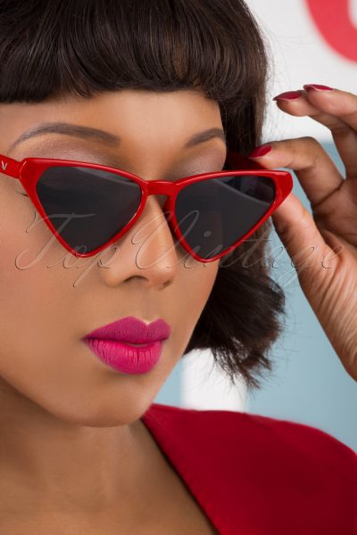 50s Terri Sunglasses in Red