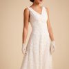 60s Ginger Venise Wedding Dress in Cream