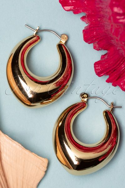 50s Fever Earrings in Gold