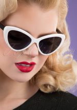 50s Boss Babe Sunglasses in Black and White