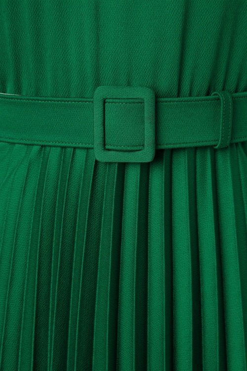peacock green dress