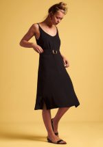 70s Nadya Verona Dress in Black