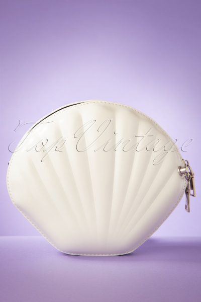 50s Get Out Of Your Shell Bag in Off White