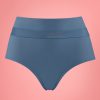 50s Cache Coeur High Waist Briefs in Air Force Blue