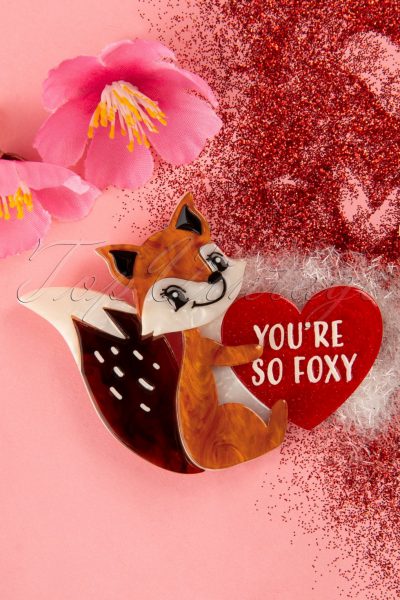 60s You're So Foxy Brooch