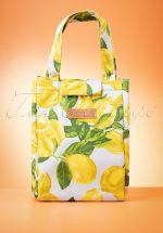 50s Lemon Lunch Bag in Multi Yellow