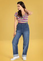 50s Cassidy Denim Jeans in Blue