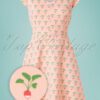 60s Marilyn Radish Dress in Peach Pink