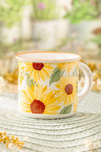 60s Sunflower Mug