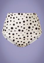 50s Dotted Bikini Pants in Ivory