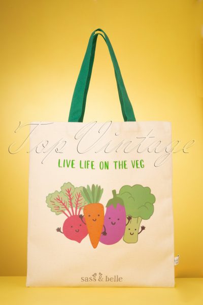 Live Life On The Veg Tote Bag