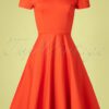 50s Helen Swing Dress in Orange