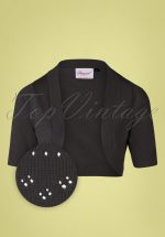 50s You Are My Sunshine Bolero in Black