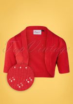 50s You Are My Sunshine Bolero in Red